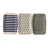 Sale Gifi Plateau plastique rayé ou à pois 33x22xH1,5cm