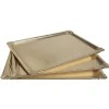 Best Gifi Plateau rectangulaire doré en carton x3
