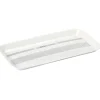 Best Gifi Plateau rectangulaire mélamine blanc écritures noires