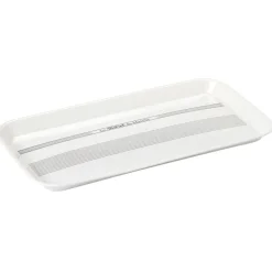 Best Gifi Plateau rectangulaire mélamine blanc écritures noires