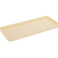 Gifi Aménagement Salle De Bain^Plateau rectangulaire rose plastique 26x11xH2cm