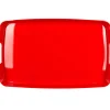 Outlet Gifi Plateau rectangulaire rouge