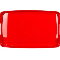 Outlet Gifi Plateau rectangulaire rouge
