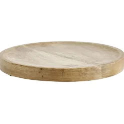 Best Gifi Plateau rond bois marron Ø22cm