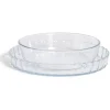 Discount Gifi Plat en verre borosilicate x2 - Ø22,6cm et Ø27cm