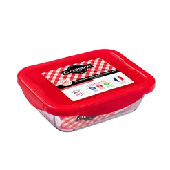 Hot Gifi Plat à four avec couvercle hermétique Ô Cuisine 24x18 cm