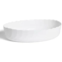 Discount Gifi Plat à four en verre opale blanc 36,9x28,6xH8cm