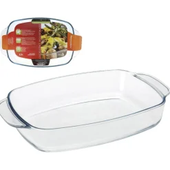 New Gifi Plat à four en verre transparent 2,6 L