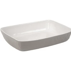 Sale Gifi Plat à four martelé gris blanc