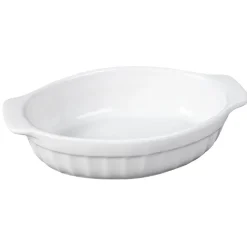 Clearance Gifi Plat à four ovale blanc