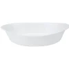 Discount Gifi Plat à four ovale Luminarc verre blanc 25 cm