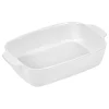 Outlet Gifi Plat à four rectangulaire blanc