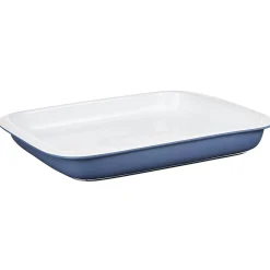Clearance Gifi Plat à four rectangulaire bleu et blanc