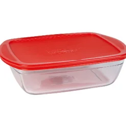 Best Gifi Plat à four rectangulaire en verre avec couvercle
