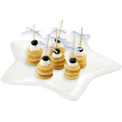 Best Gifi Plat service étoile porcelaine