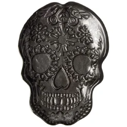 Best Gifi Plat tête de mort Halloween en verre
