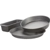 Clearance Gifi Plat x3 moule à manqué tarte et cake revêtement antiadhésif