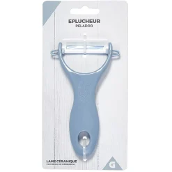 Discount Gifi Éplucheur bleu lame céramique