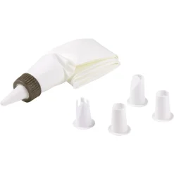 Gifi Poche à douille 5 embouts blanc et gris
