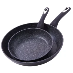 Clearance Gifi Poêle aluminium effet pierre x2