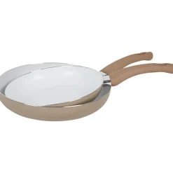 Online Gifi Poêle aluminium taupe x2