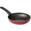 Hot Gifi Poêle antiadhérente aluminium noir et rouge Ø20cm
