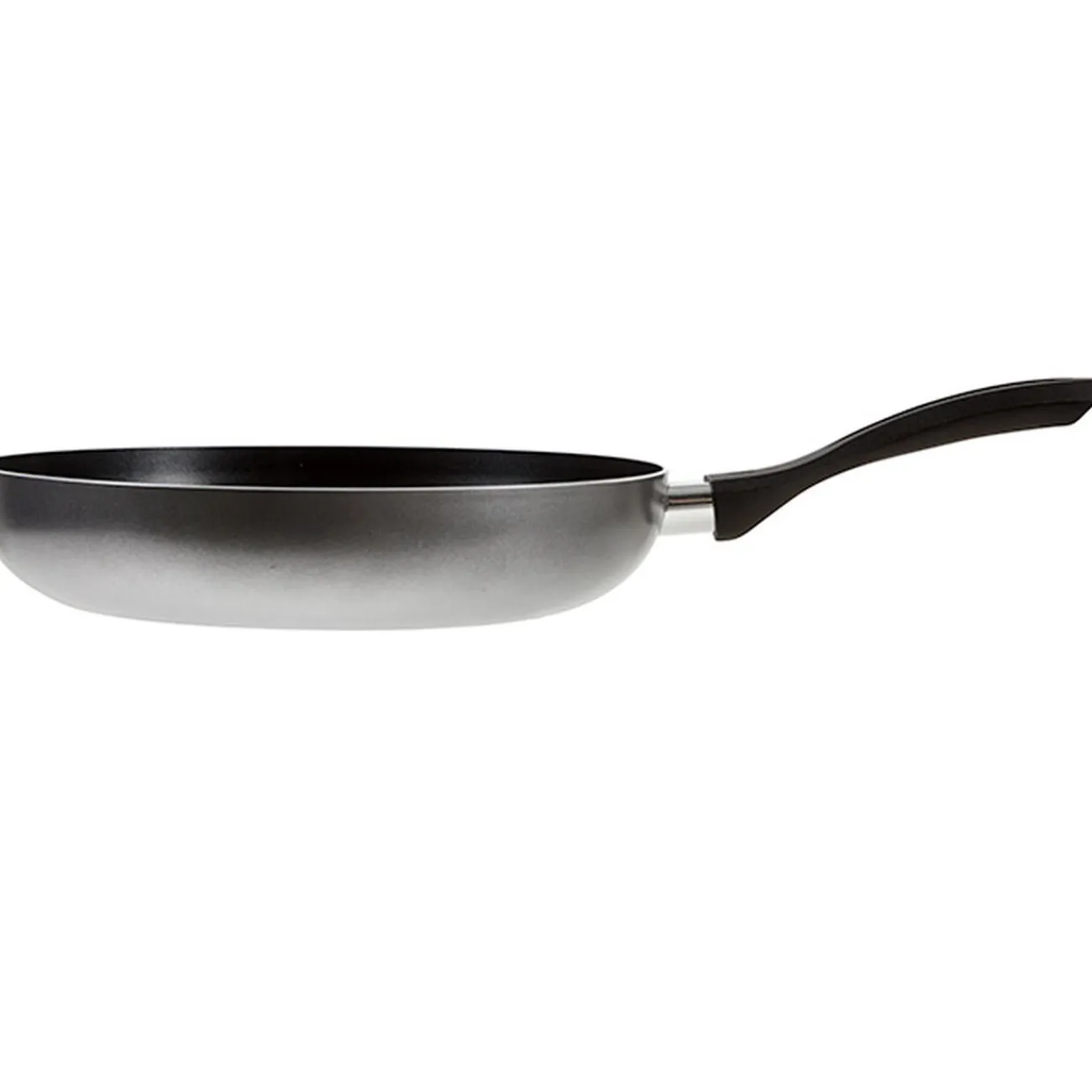 Sale Gifi Poêle antiadhésive aluminium dégradé gris poignée bakélite noire