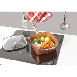 Clearance Gifi Poêle anti-adhésive Copper Chef