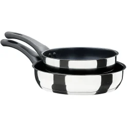 Gifi Poêle en inox x 2