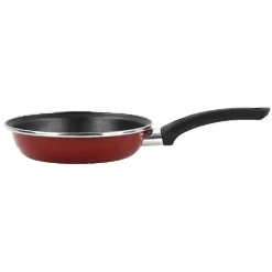 Clearance Gifi Poêle ronde inscription Healthy Cooking rouge et noir