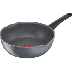 Online Gifi Poêle sauteuse Tefal Mineralia Force aluminium moucheté gris noir ø 26 cm