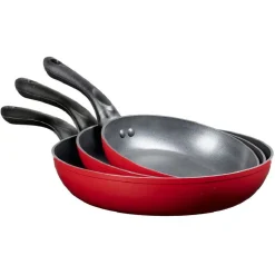 Hot Gifi Poêles rouges et noires x3