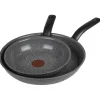 Discount Gifi Poêle Tefal Meteor gris moucheté x2