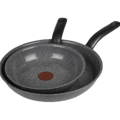 Discount Gifi Poêle Tefal Meteor gris moucheté x2
