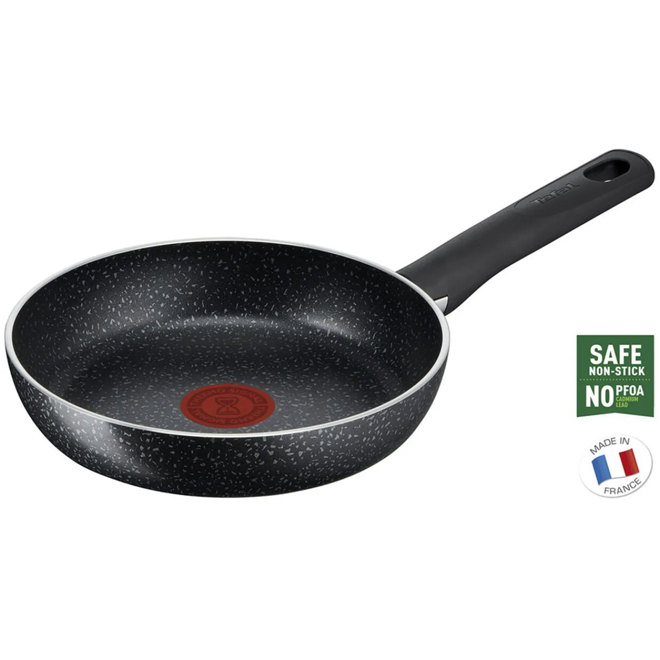 Clearance Gifi PoêleTéfal effet pierre grise et noire Ø20cm