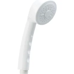 Gifi Equipement Douche^Pommeau de douche à 1 jet plastique blanc