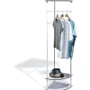 Gifi Rangement|Portant vêtements d'angle blanc