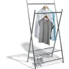 Gifi Rangement|Portant vêtements double gris