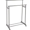 Gifi Rangement|Portant vêtements double taupe