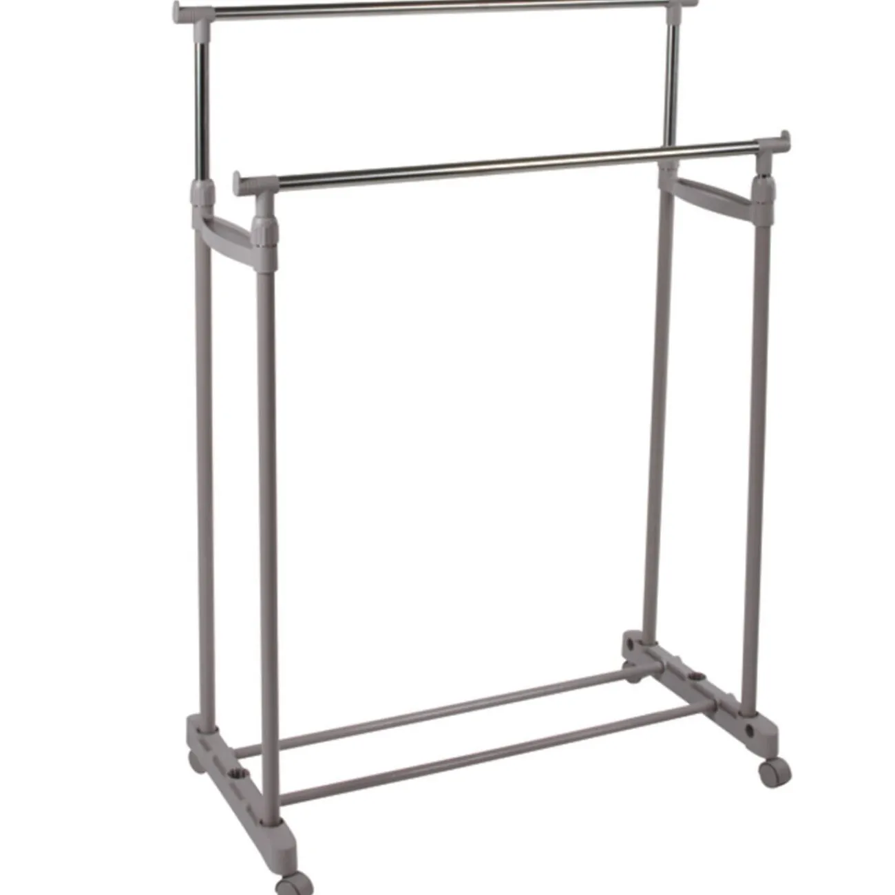 Gifi Rangement|Portant vêtements double taupe
