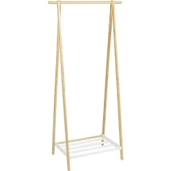 Gifi Rangement|Portant vêtements en bambou