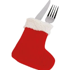 Best Gifi Porte couverts botte de Noël x2