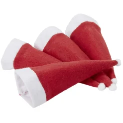 New Gifi Porte couverts en forme de bonnet de Noël x4