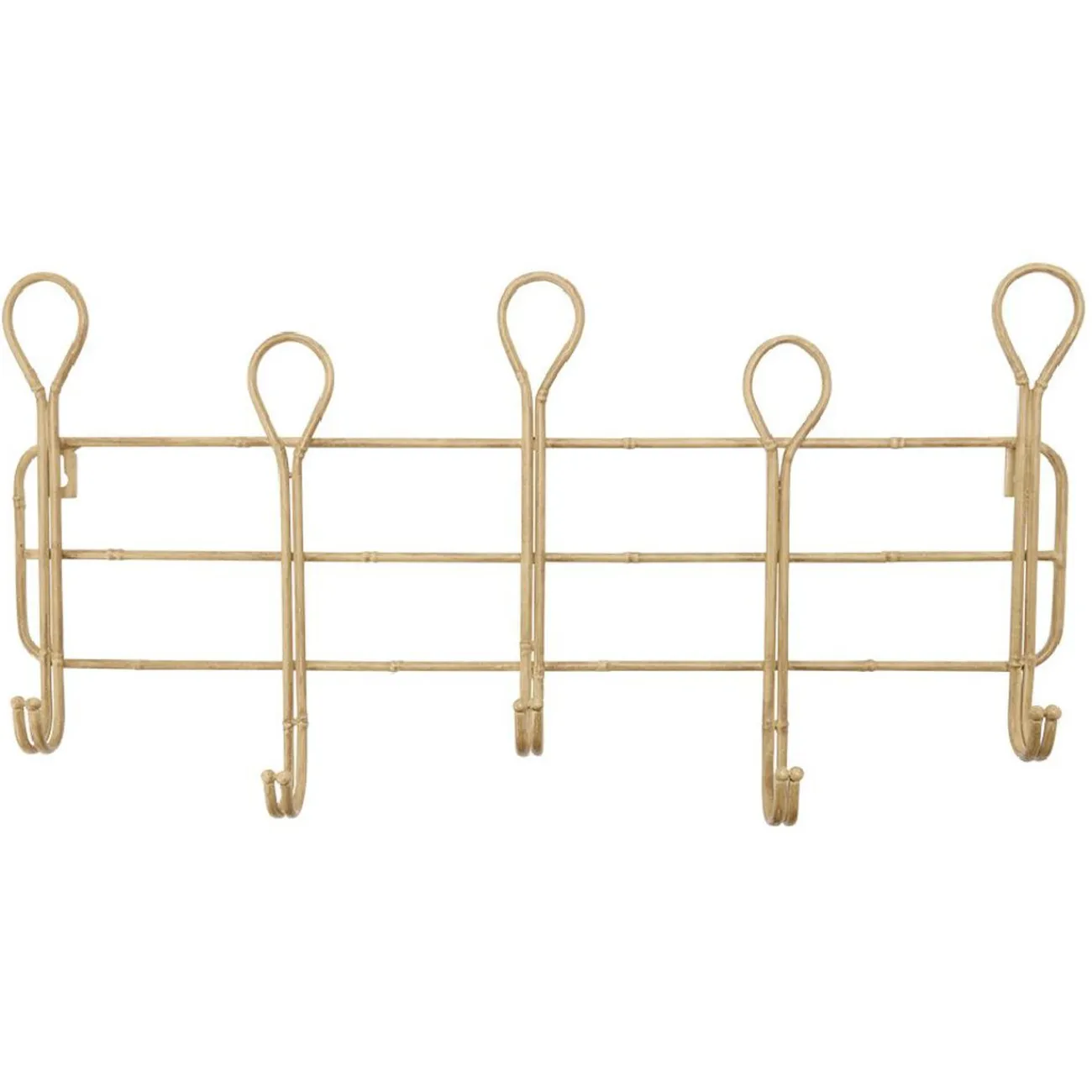 Gifi Rangement|Porte-manteau effet bambou naturel