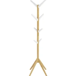 Gifi Rangement|Porte-manteau en bambou 8 accroches