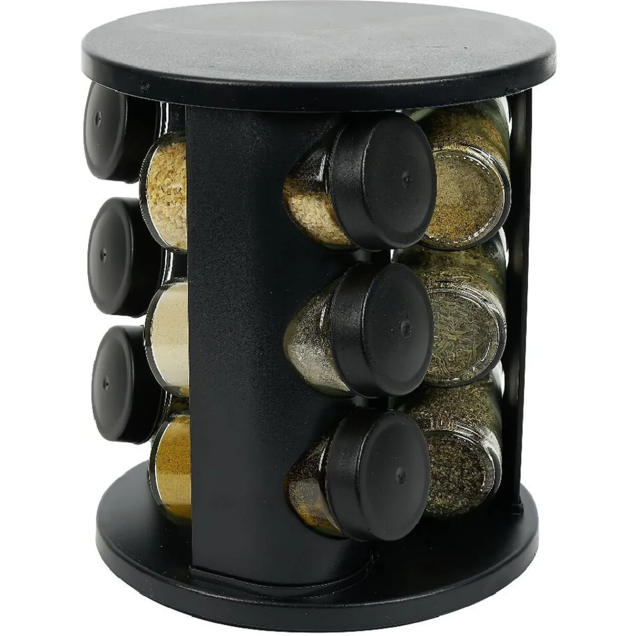 Best Gifi Porte épice rotatif avec 9 pots métal Ø17xH20cm