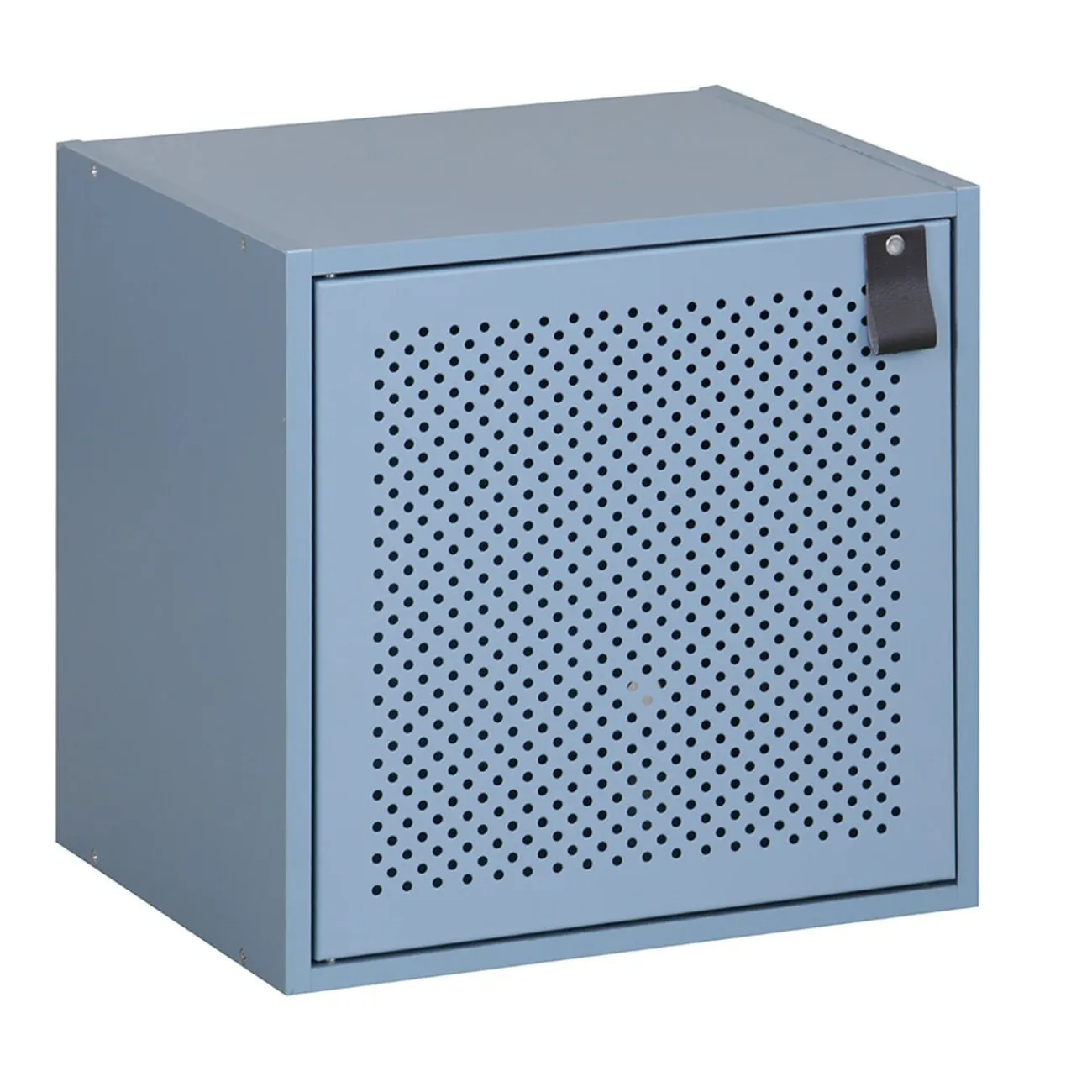 Gifi Rangement|Porte pour structure Box Cube métal Bleu