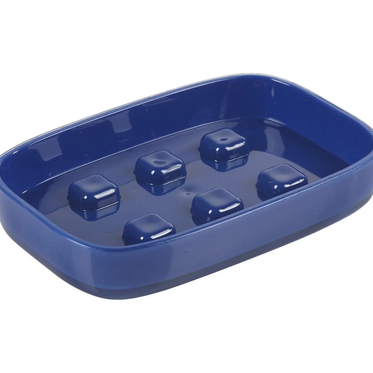 Gifi Aménagement Salle De Bain^Porte savon bleu foncé