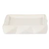 Gifi Aménagement Salle De Bain^Porte savon design blanc froissé