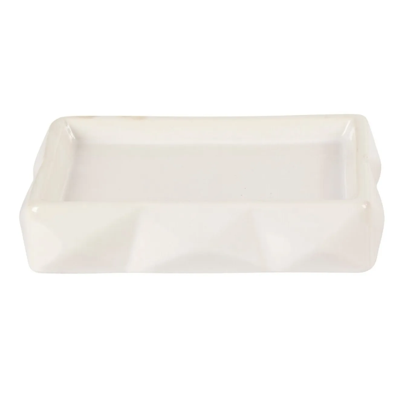 Gifi Aménagement Salle De Bain^Porte savon design blanc froissé